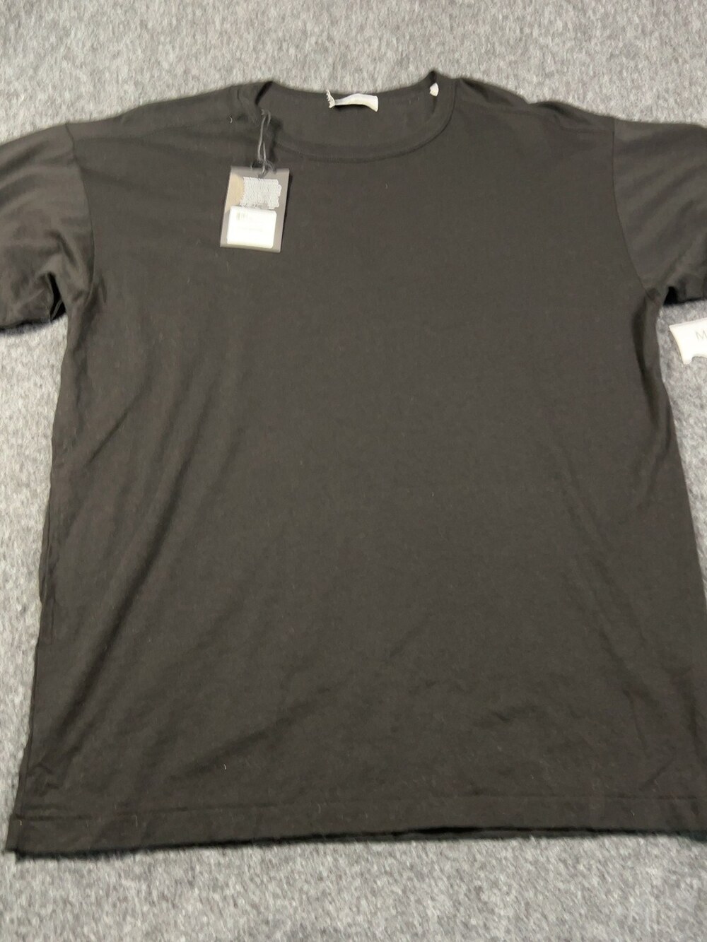 Buck Mason Japanese Cool Cashmere Knit Tee Black Mens Sz Small NWT Msrp118 [MC2]